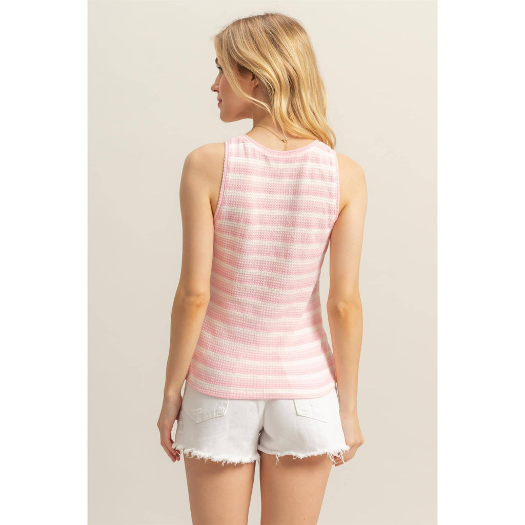 Striped Knit Tank Top