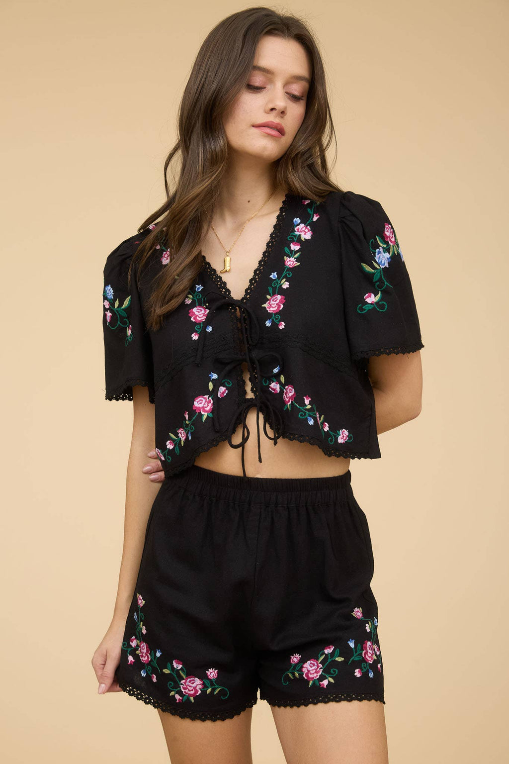 Liora Cropped Blouse