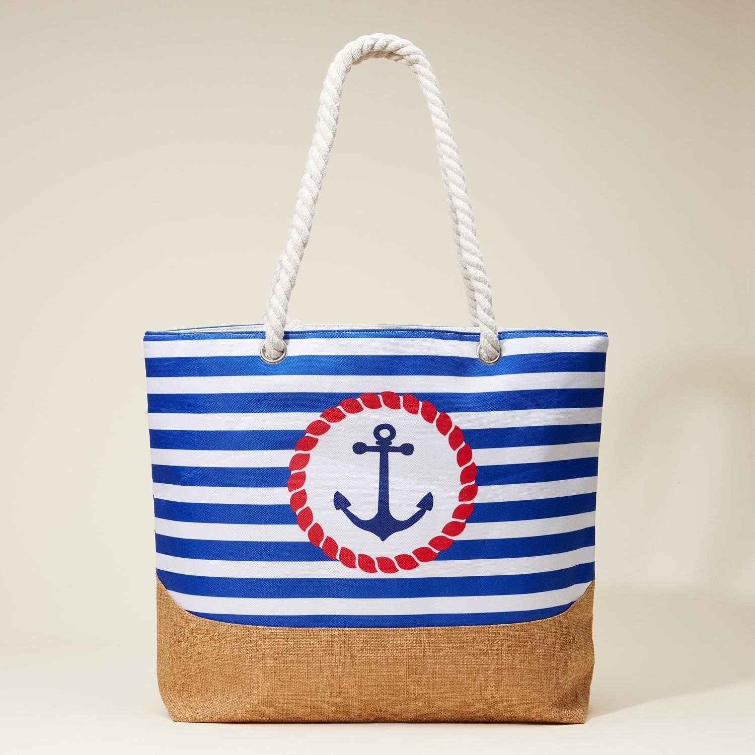 Anchored In Love Beach Tote