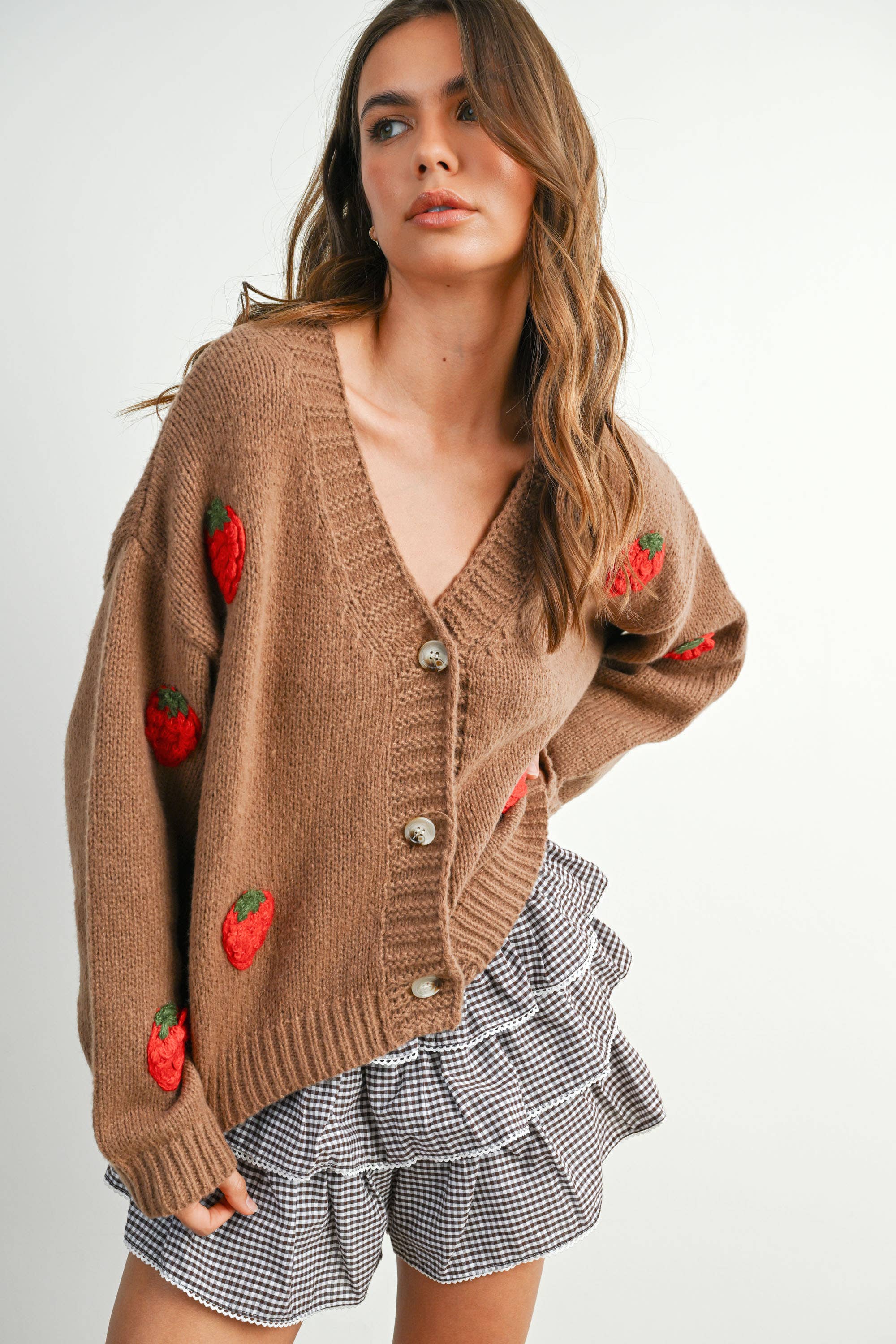 Strawberry Cardigan