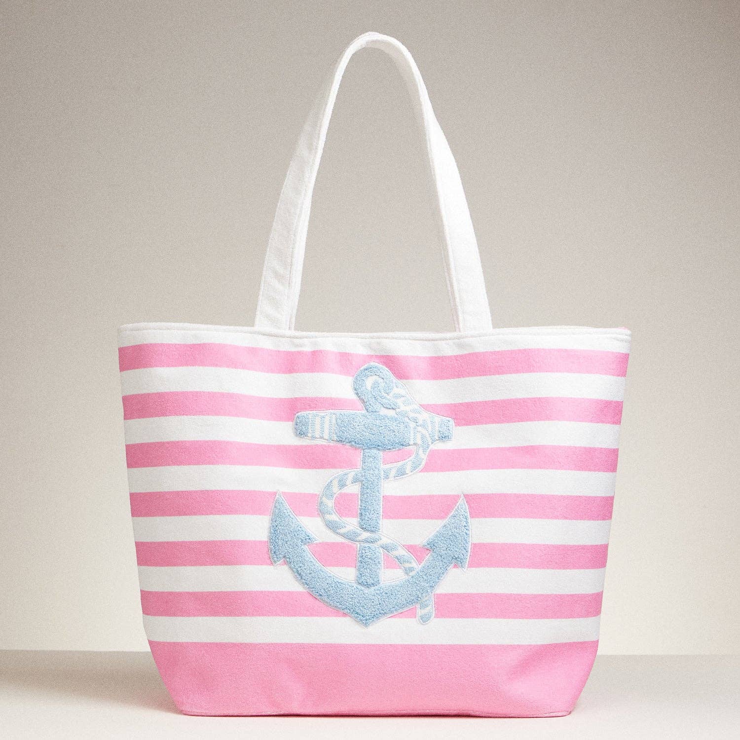 Anchored In Love Beach Tote