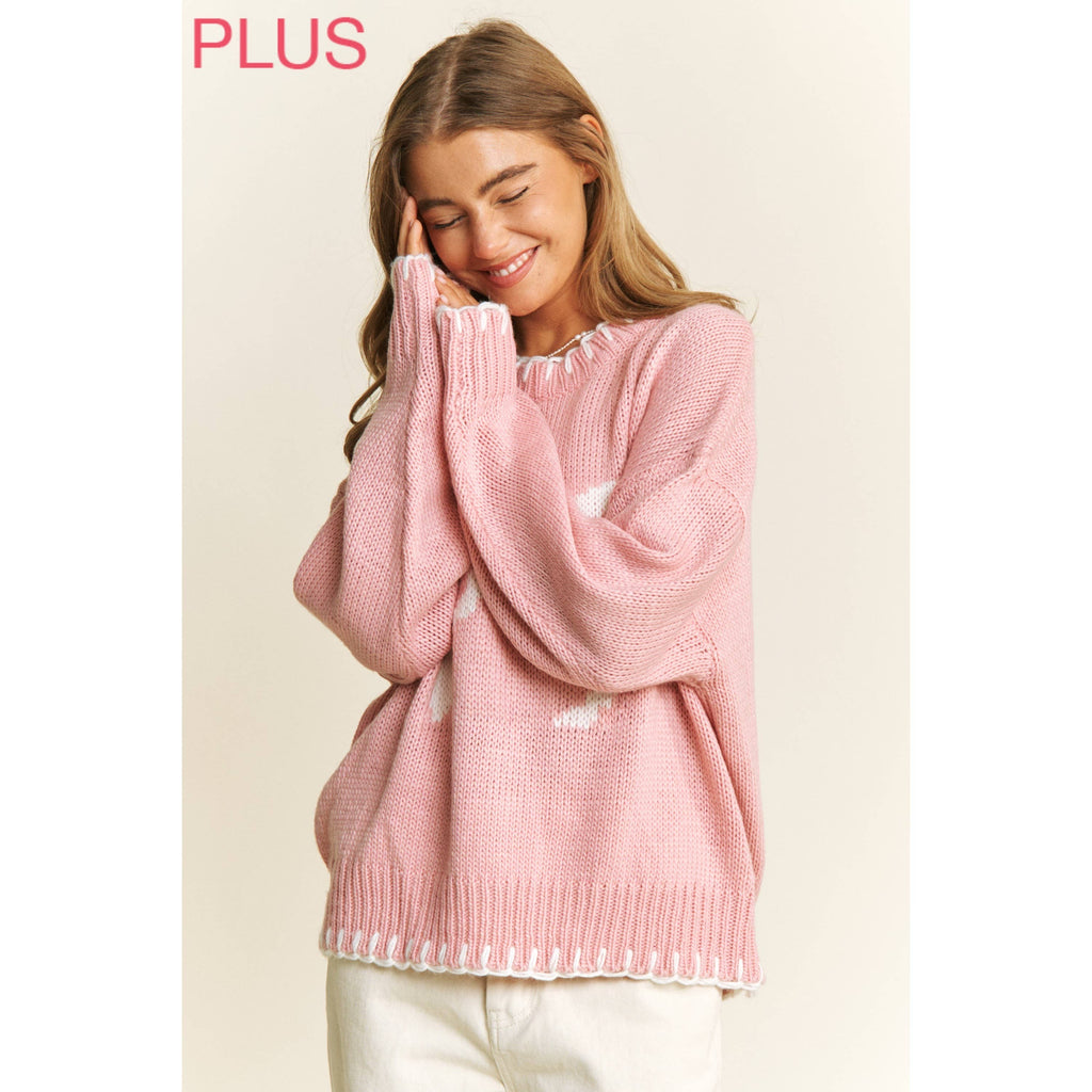 Blushing Bow Pullover