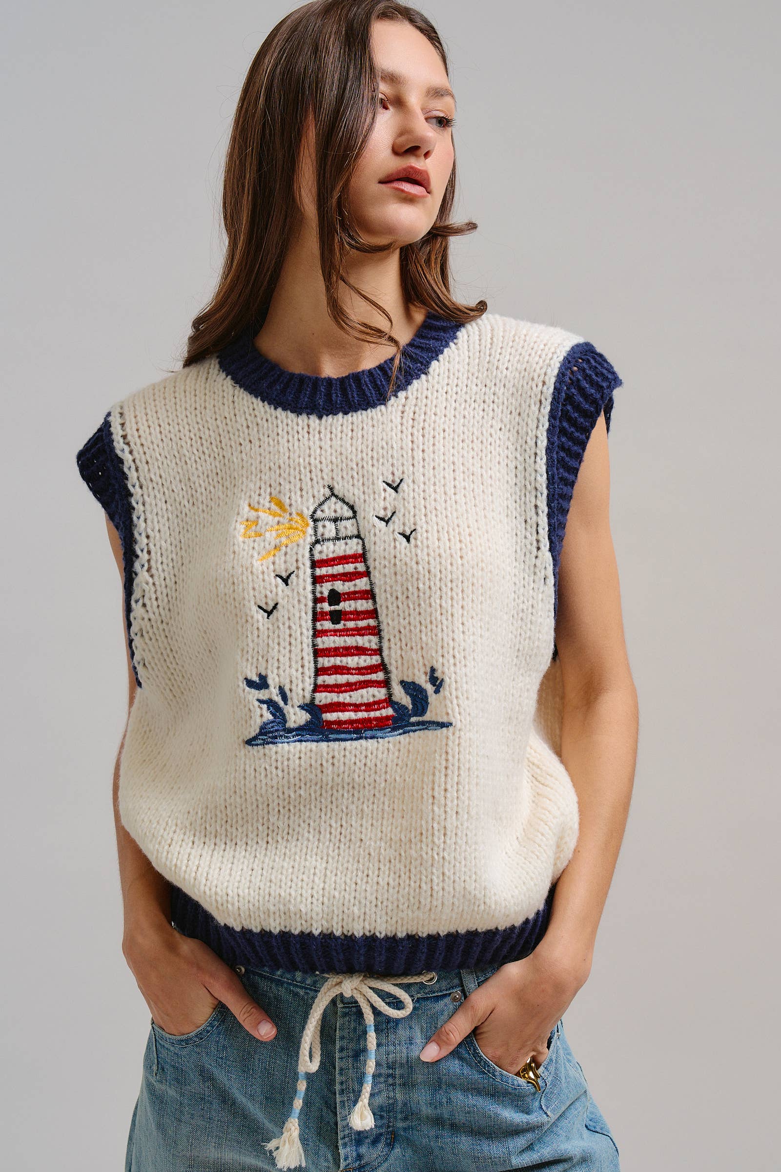 Lighthouse Sweater Vest
