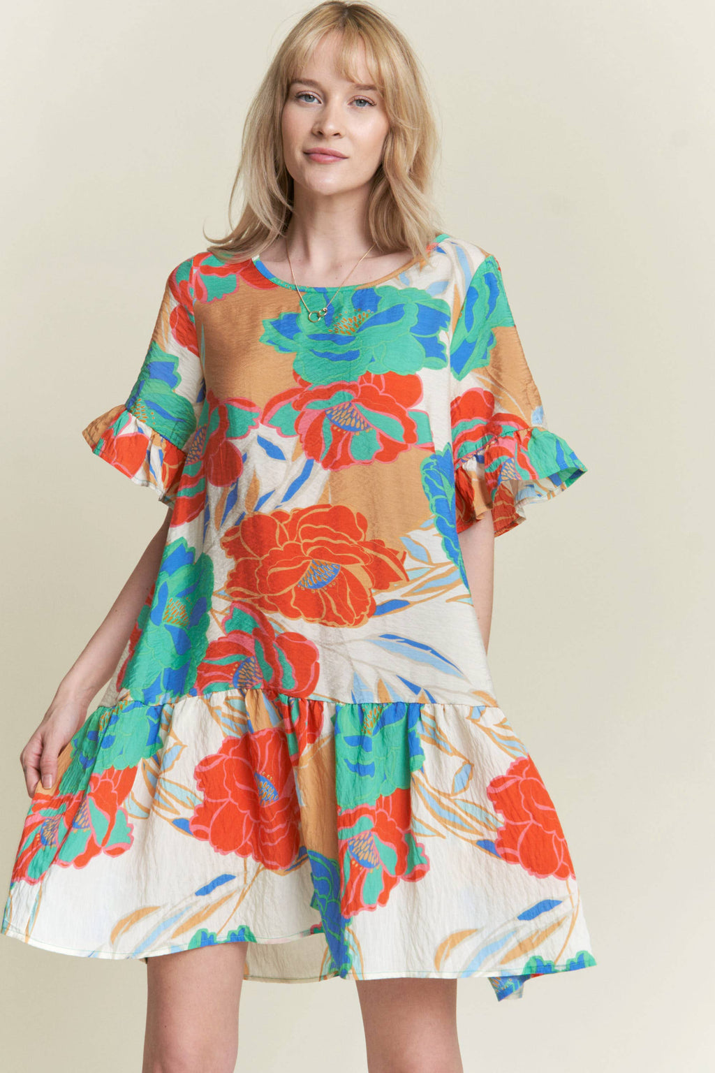Wildflower Ruffled Babydoll Dress