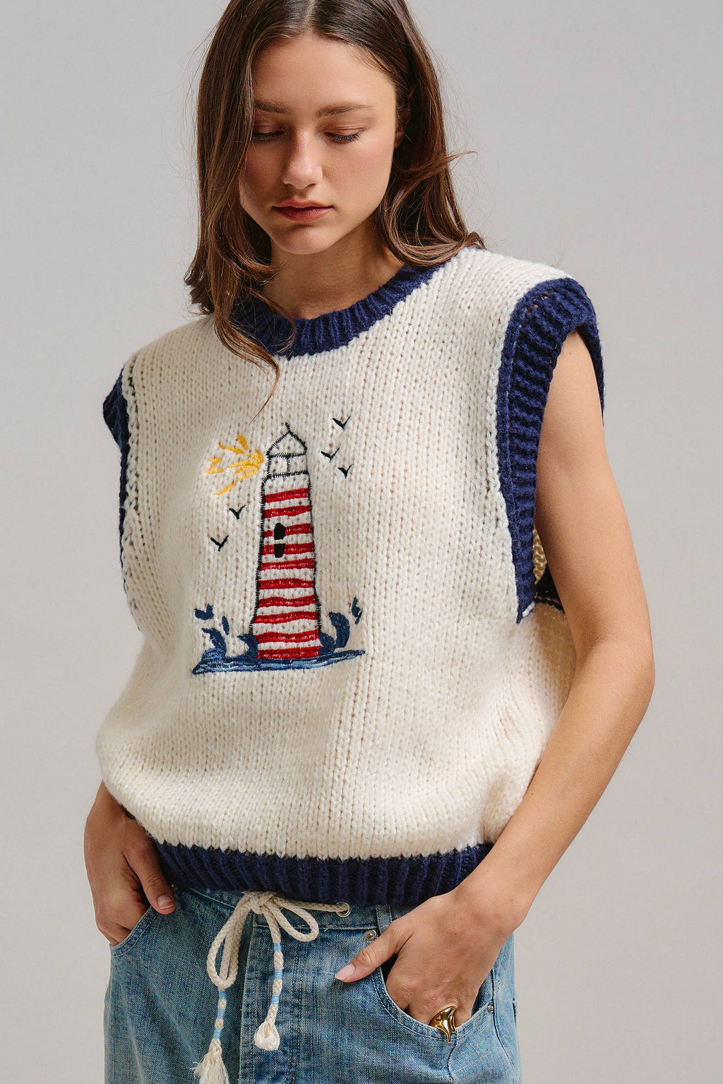 Lighthouse Sweater Vest