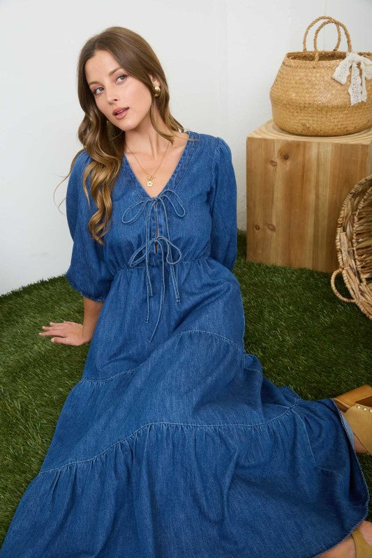 Sunday Stroll Denim Dress