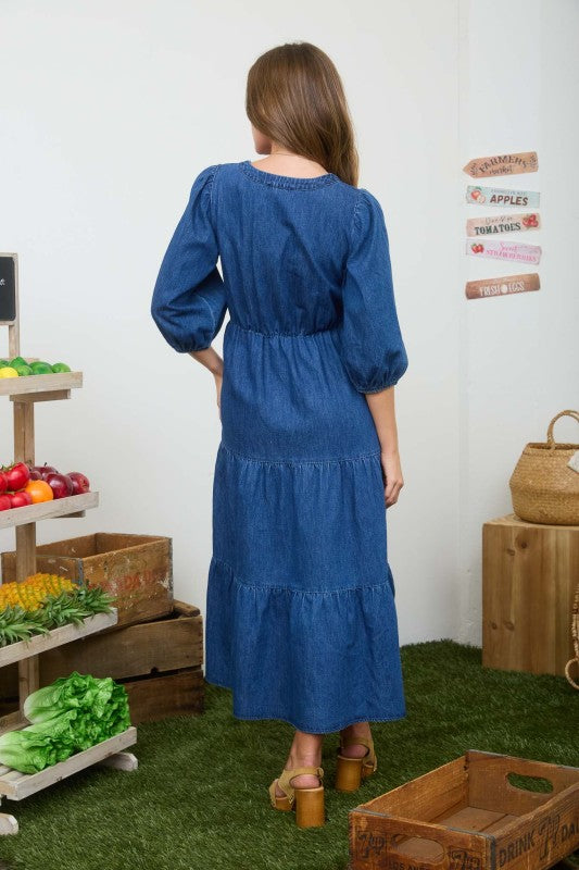 Sunday Stroll Denim Dress