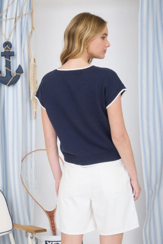 Marina Lobster Knit Sweater