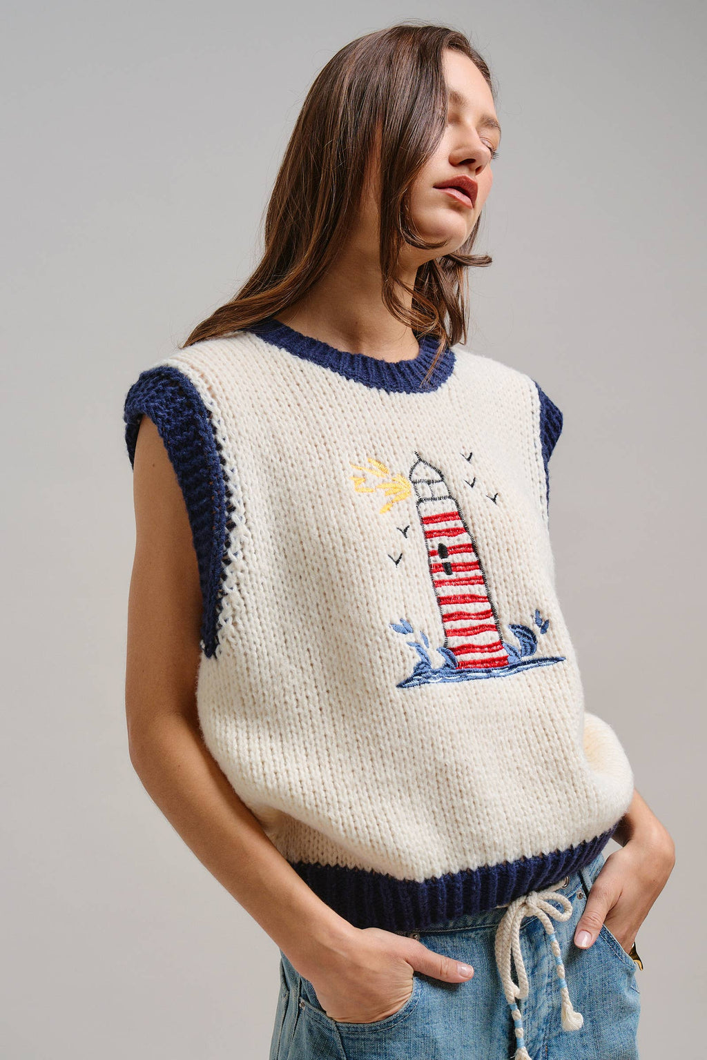 Lighthouse Sweater Vest