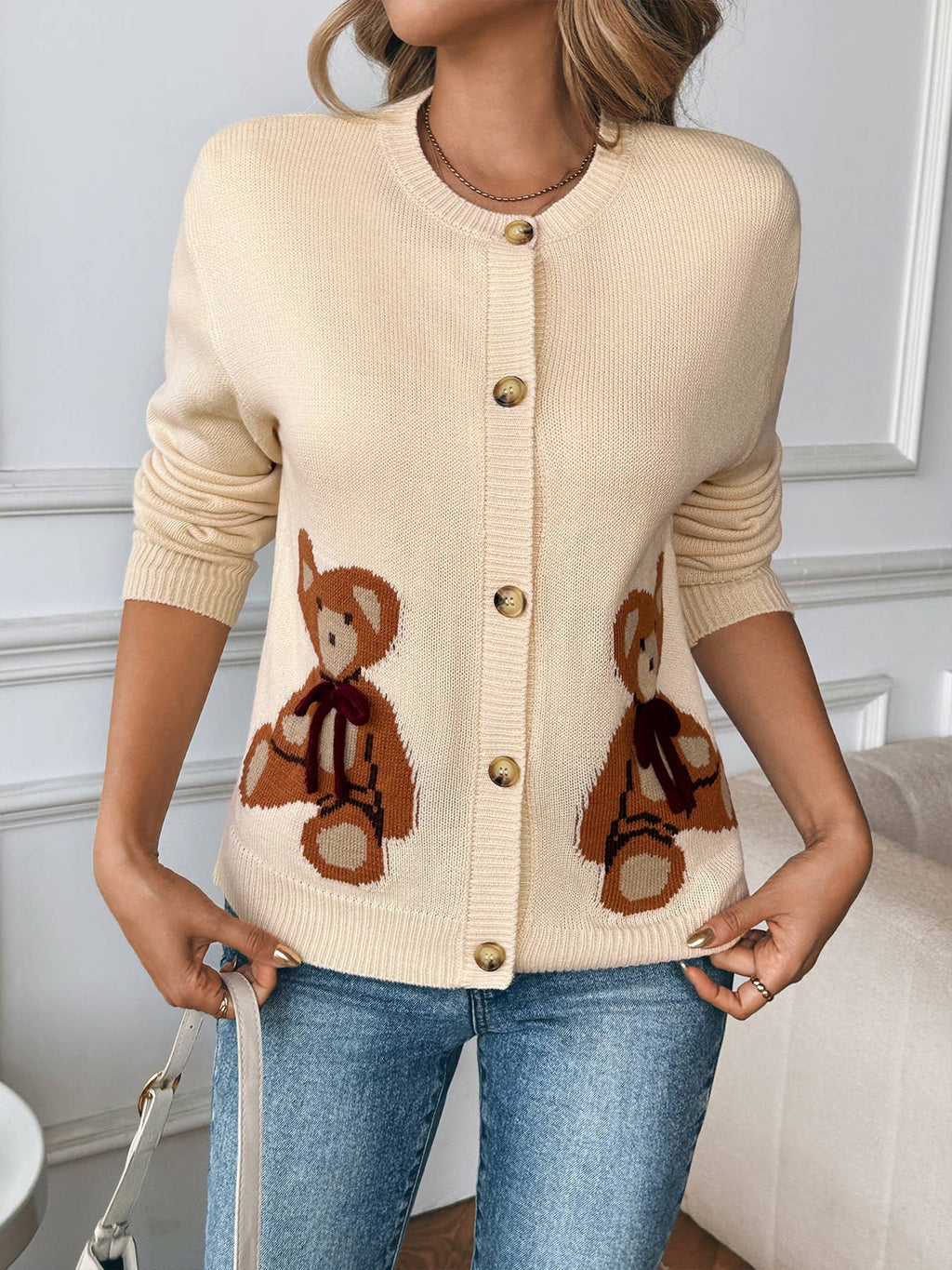 The Teddy Charm Cardigan