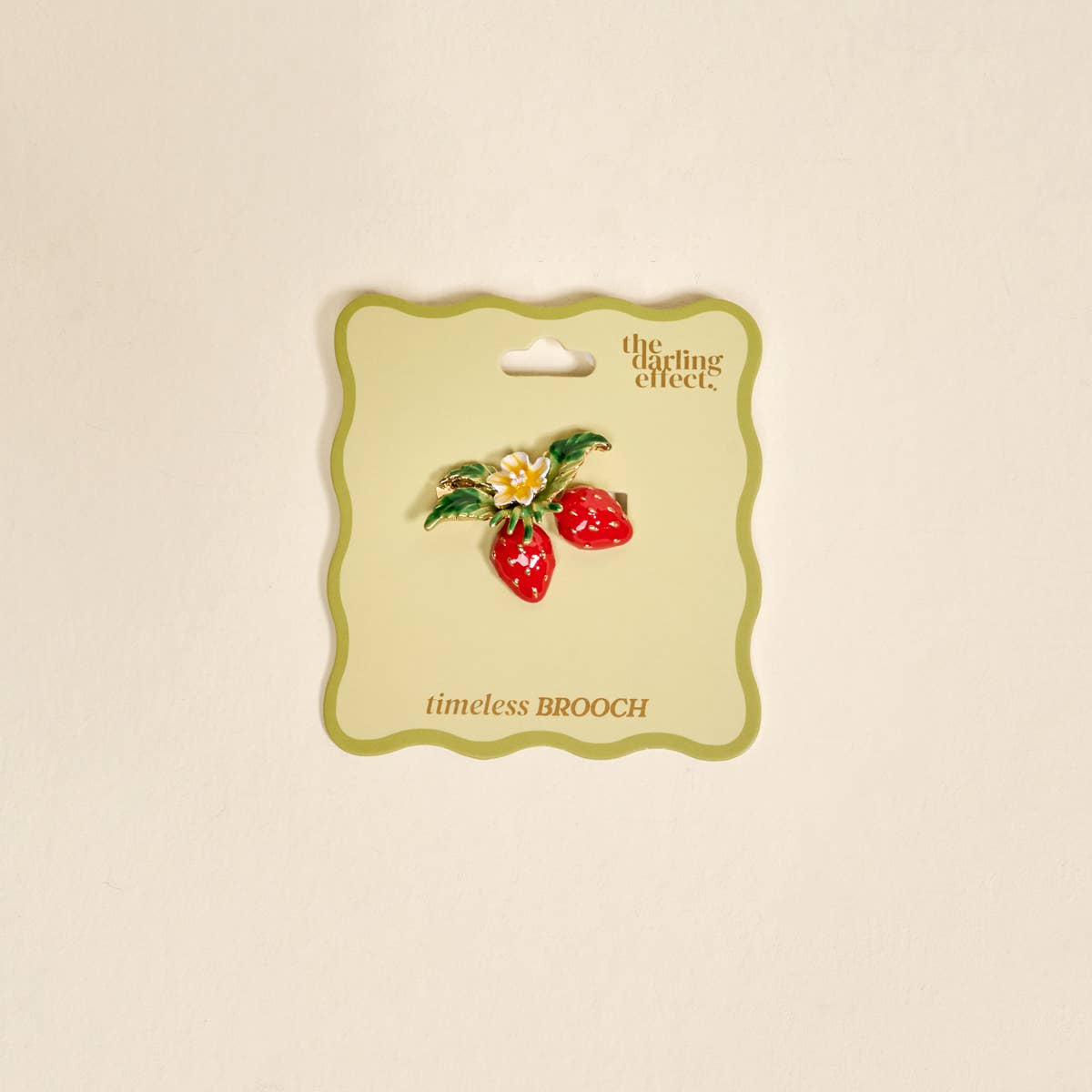 Strawberry Brooch Pin