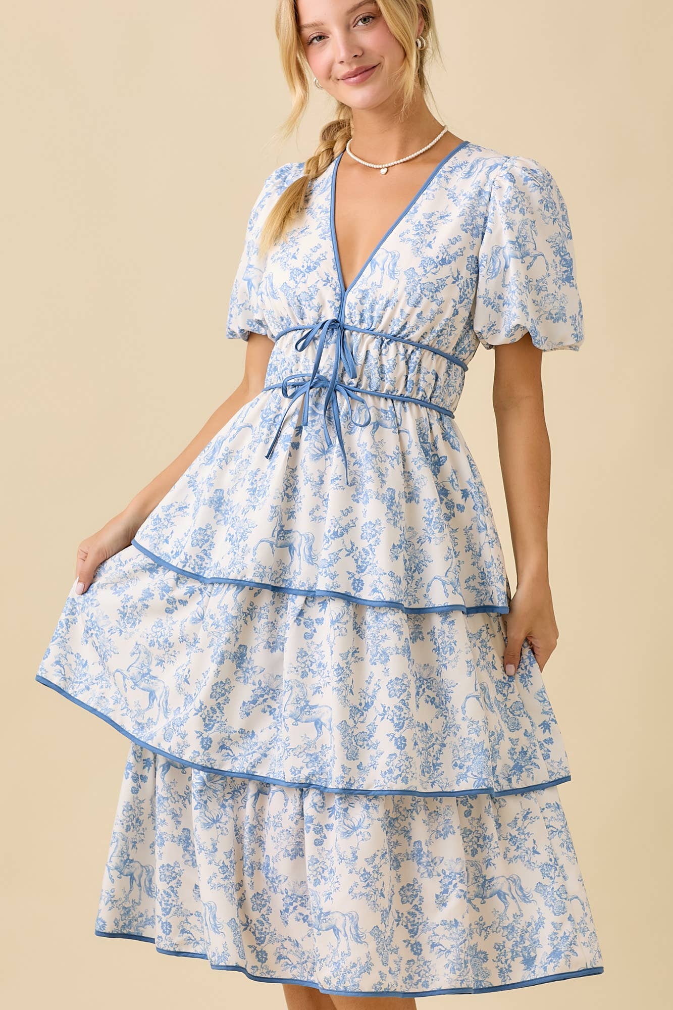Prairie Toile Dress