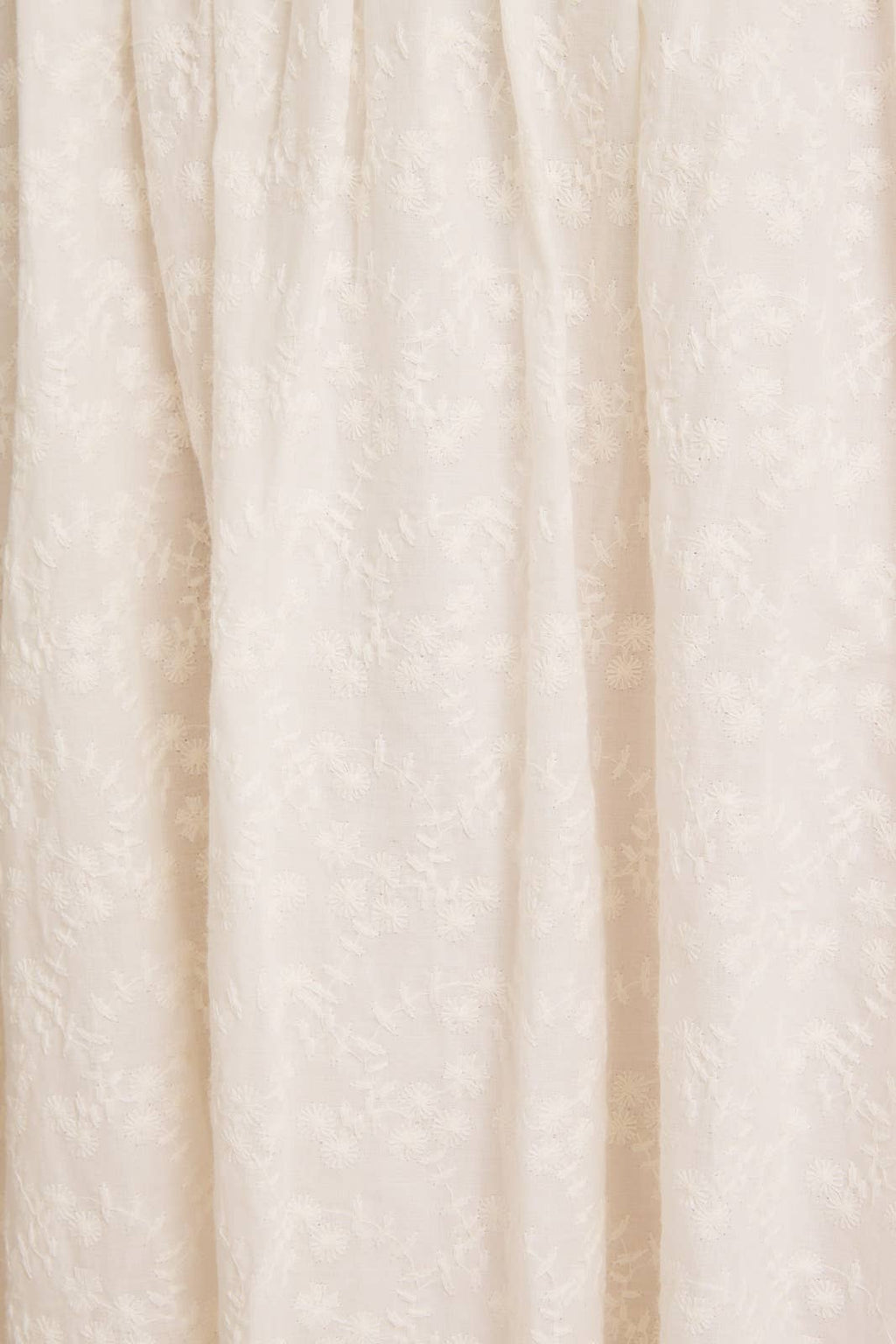 Eyelet Bubble Maxi Skirt