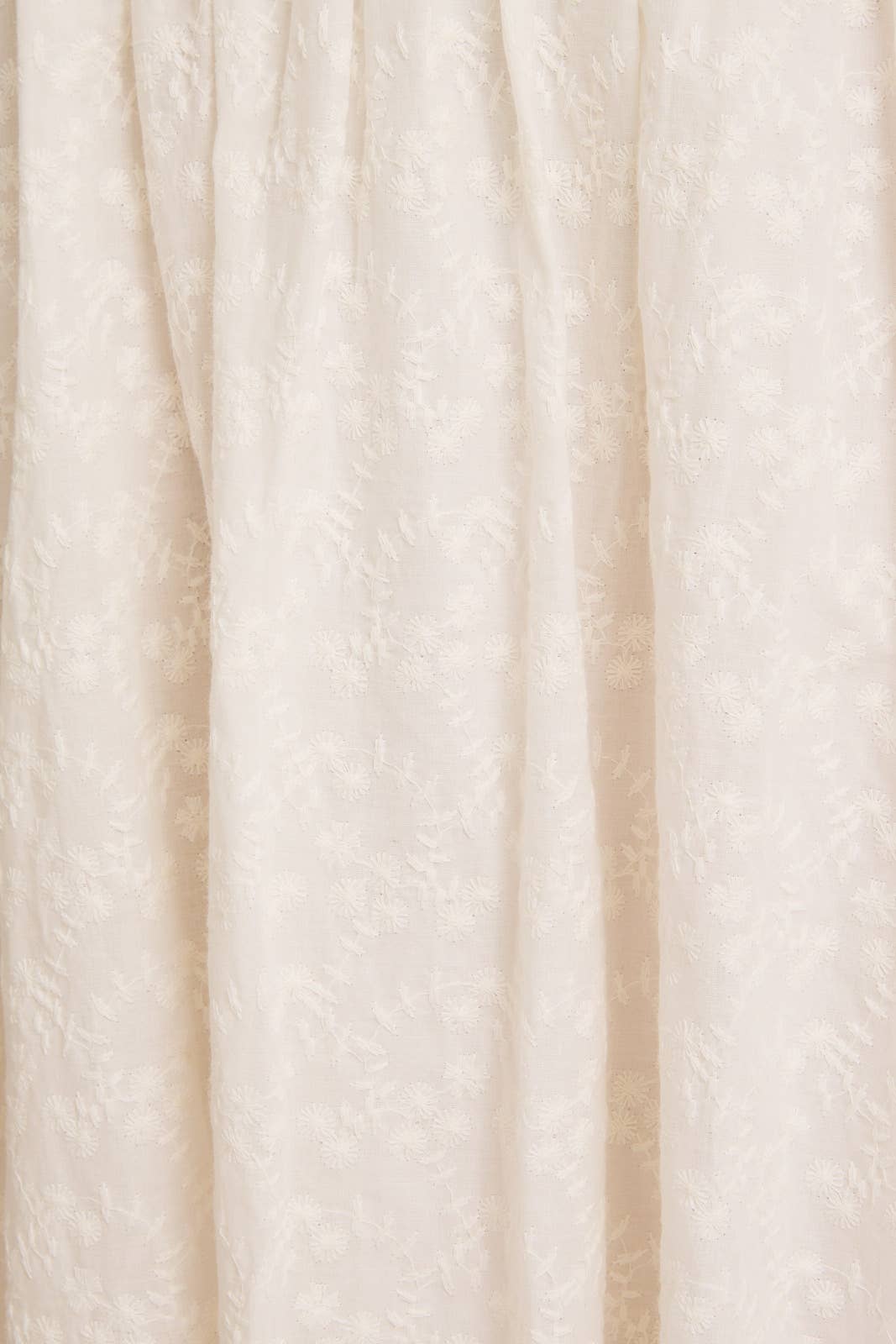 Eyelet Bubble Maxi Skirt