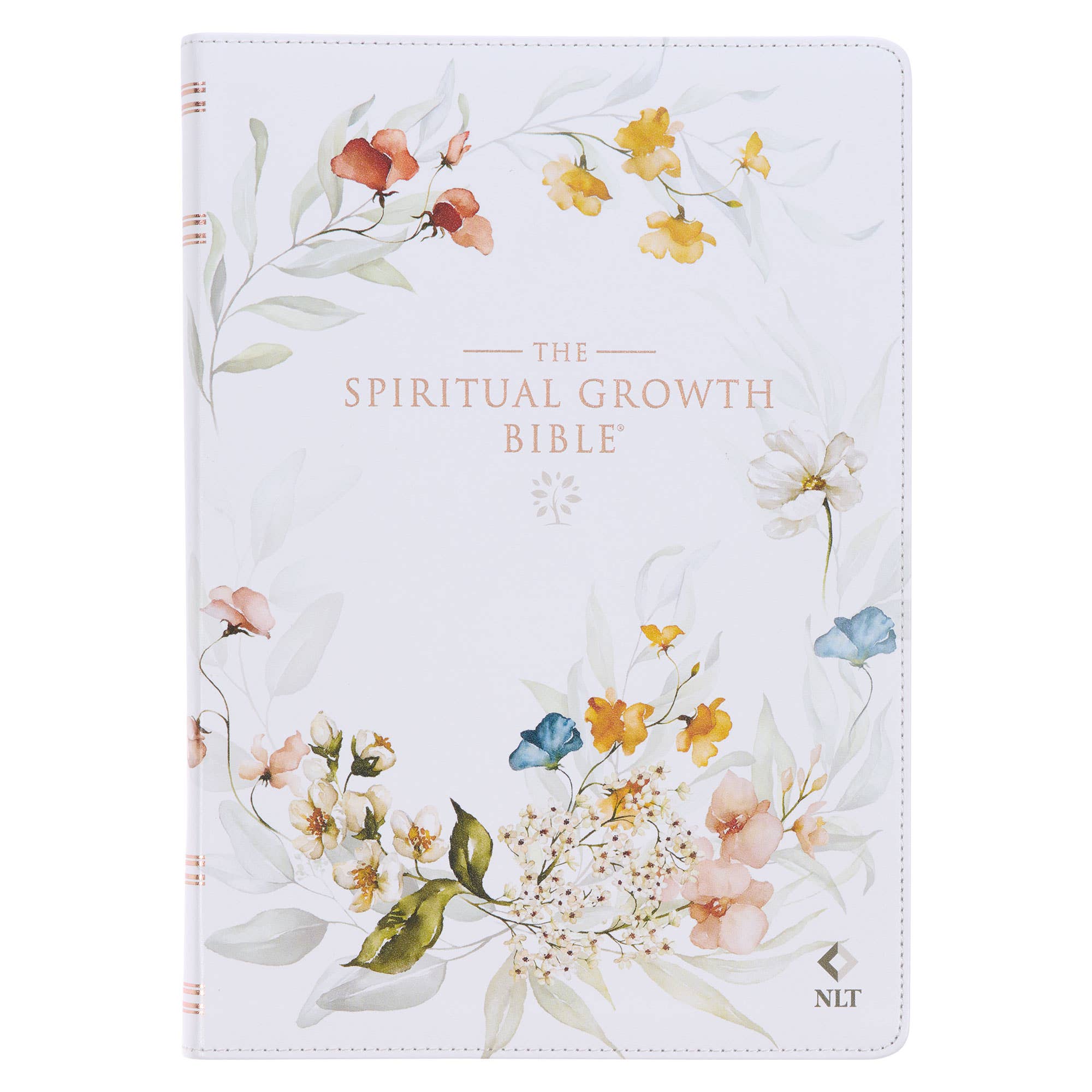 NLT Spiritual Growth Bible - Floral