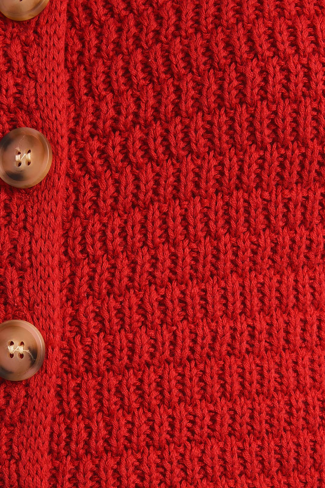 Crimson Button-Down Sweater Vest