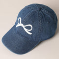 Darling Bow Denim Cap