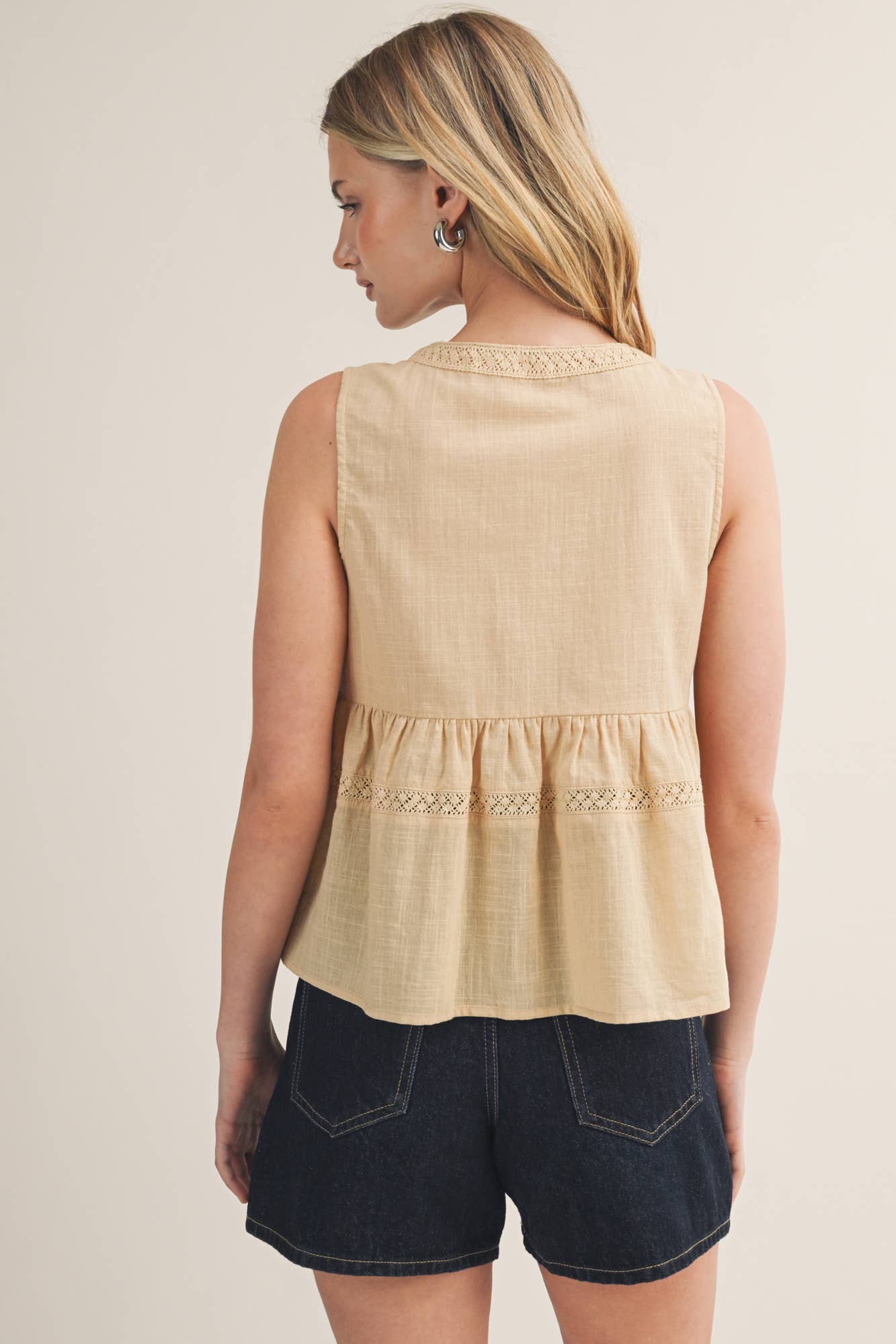 Amelia Linen Vest