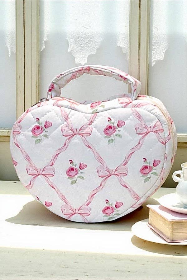Sweetheart Travel Bag: Pink Bow