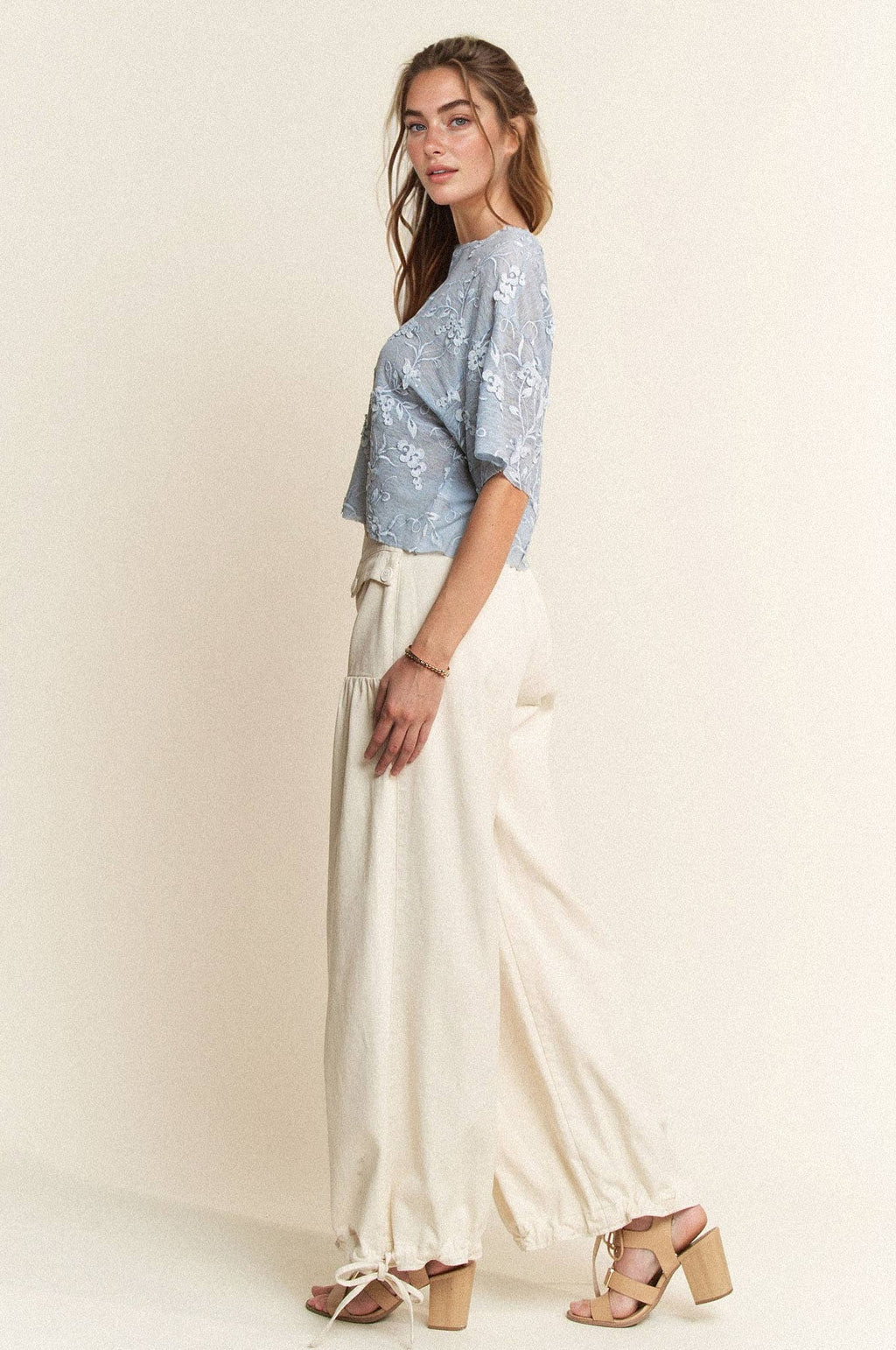 Floral Embroidered Top