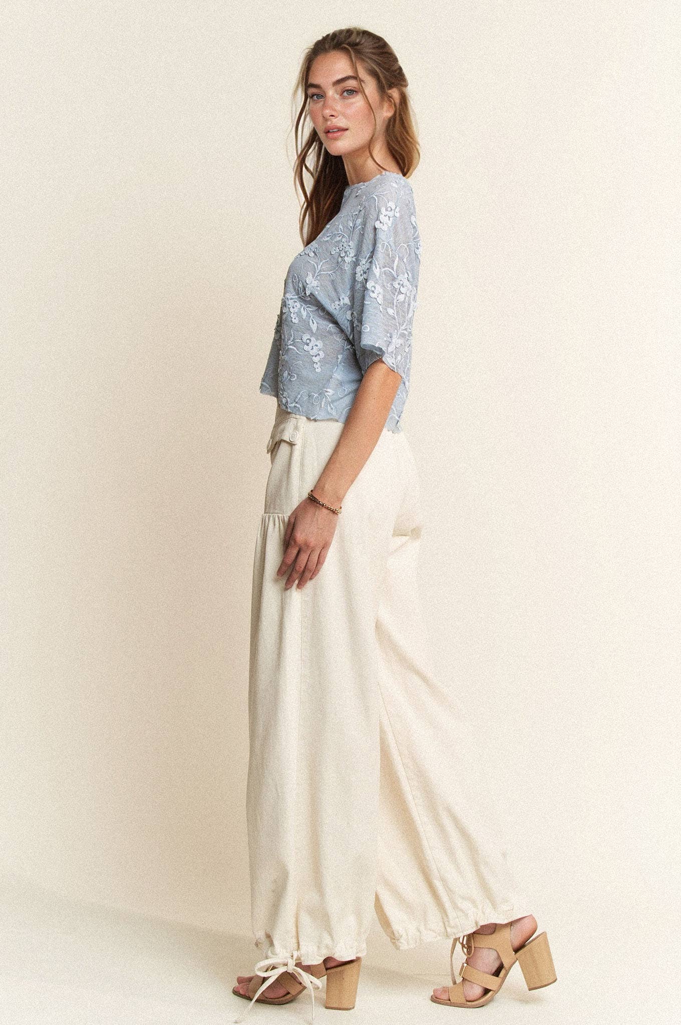 Floral Embroidered Top