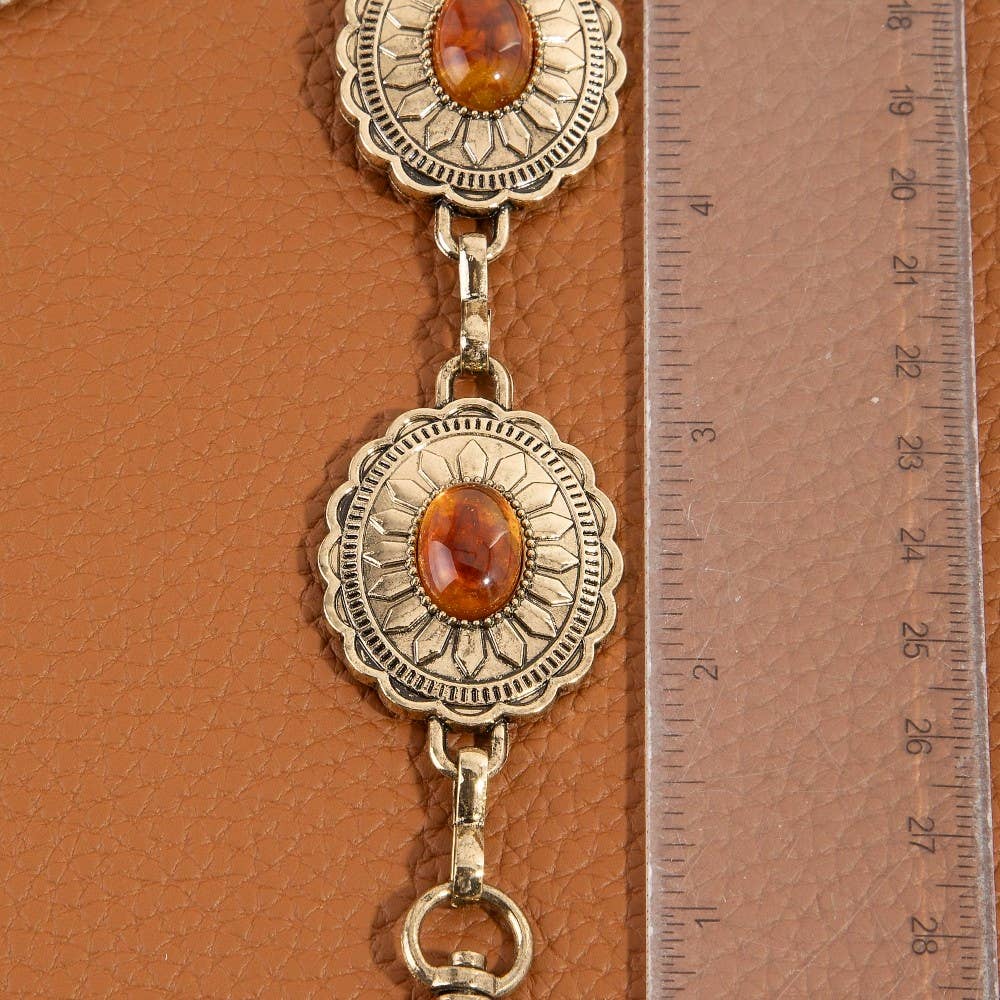 Sunset Glow Concho Belt