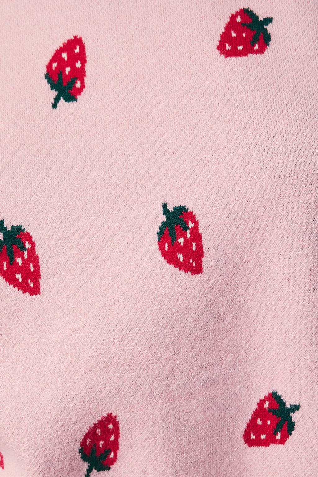 Strawberry Season Knit Sweater