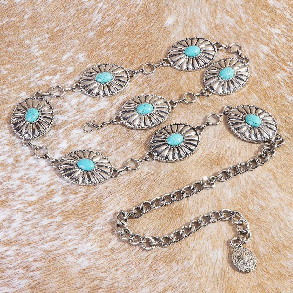 Prairie Sky Concho Belt