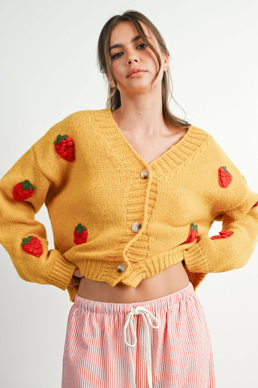 Strawberry Cardigan