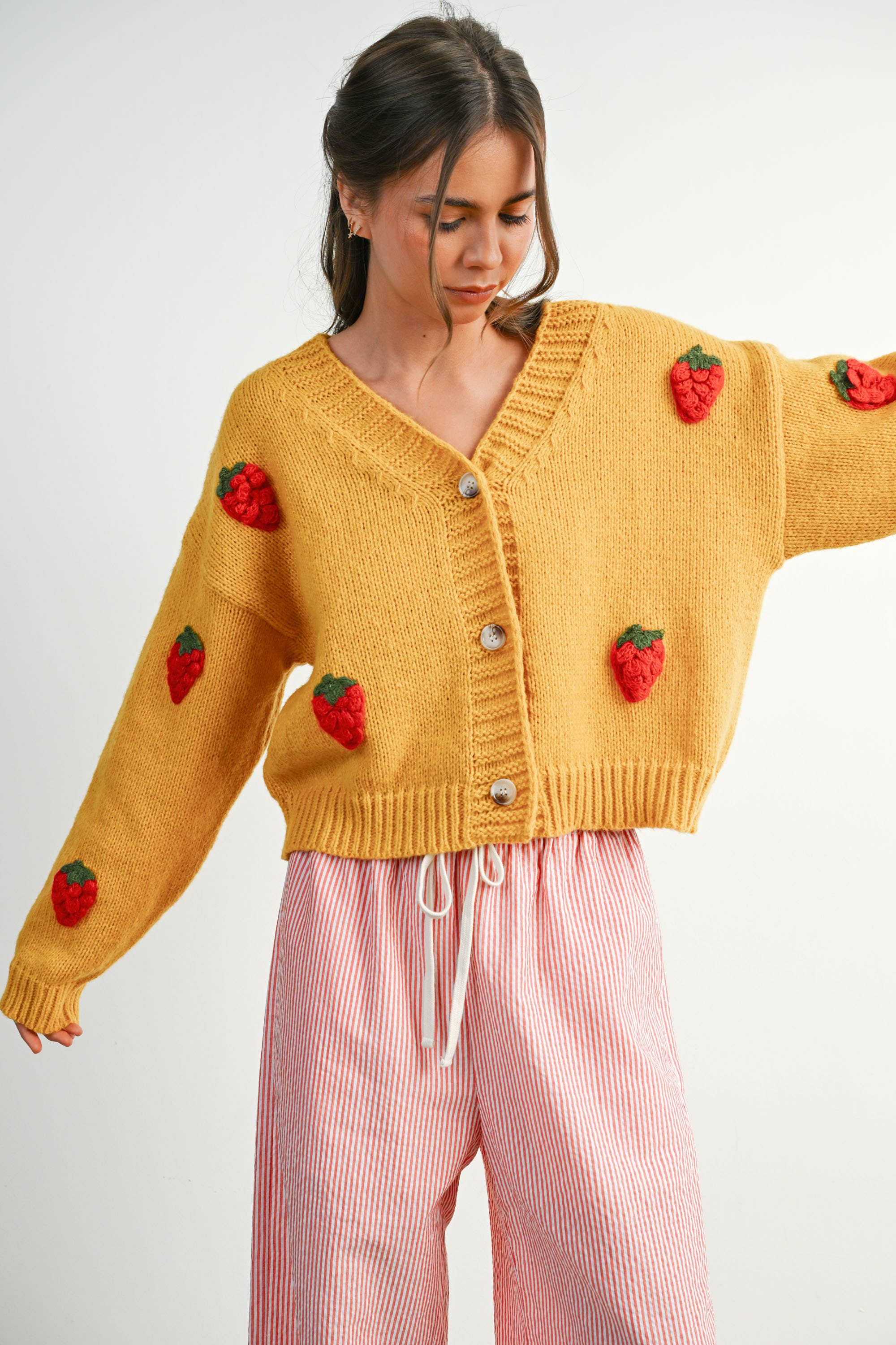 Strawberry Cardigan