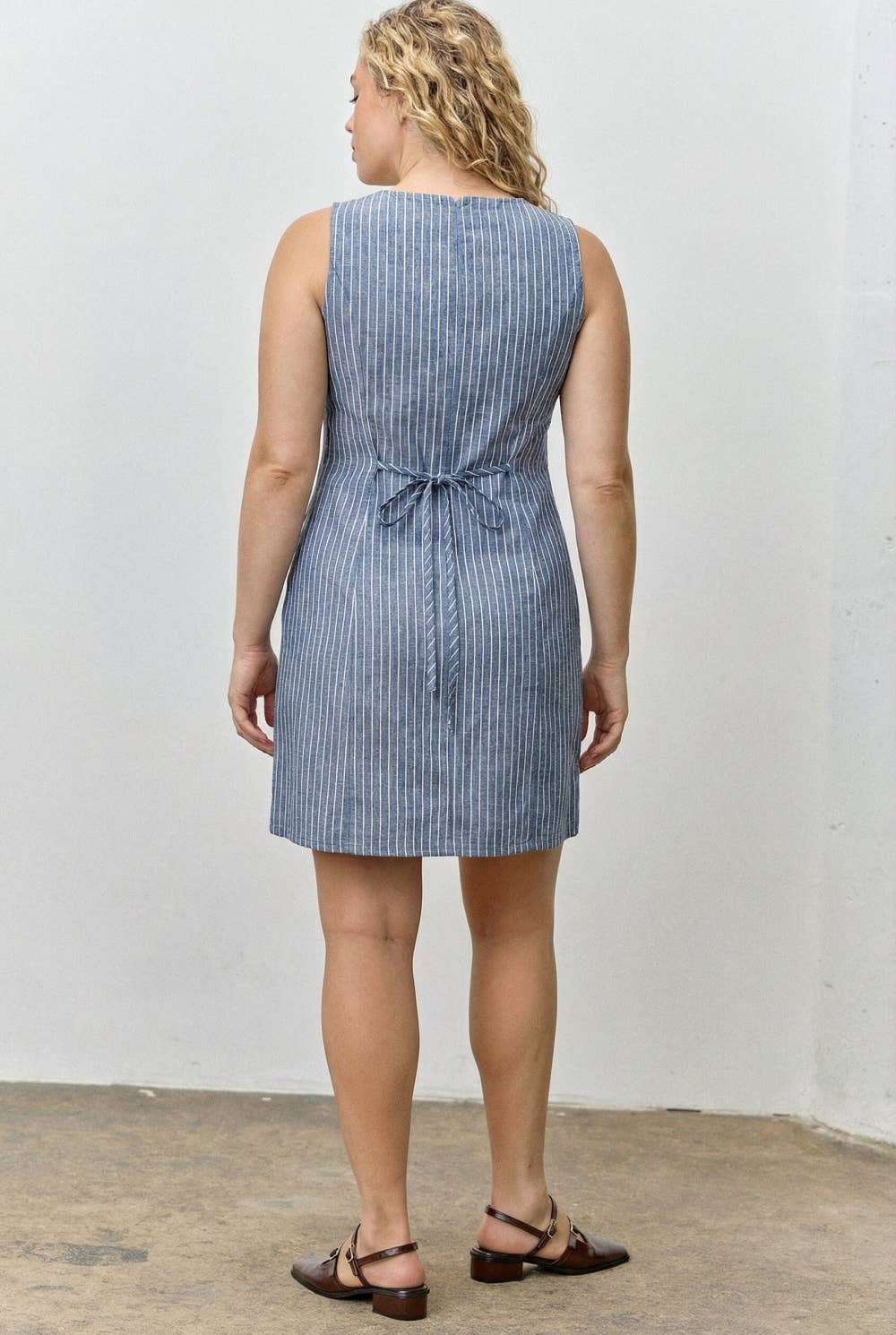 Vivienne Pinstripe Dress