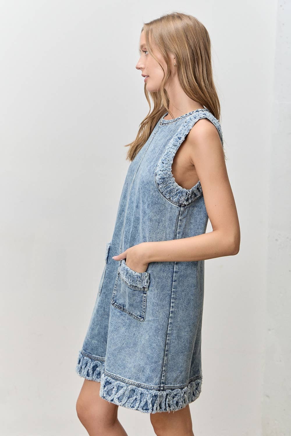 Coastal Romance Denim Dress