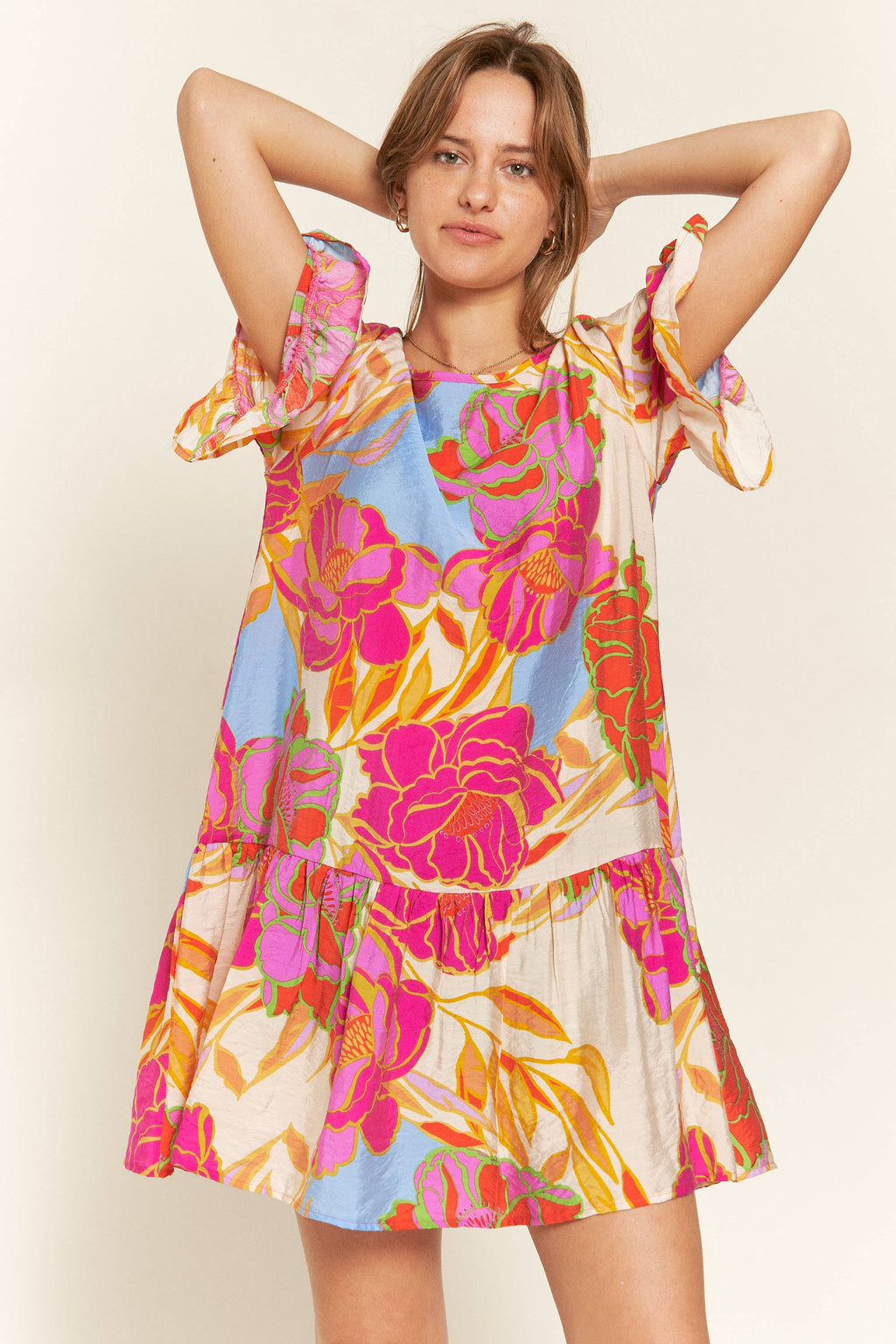 Wildflower Ruffled Babydoll Dress