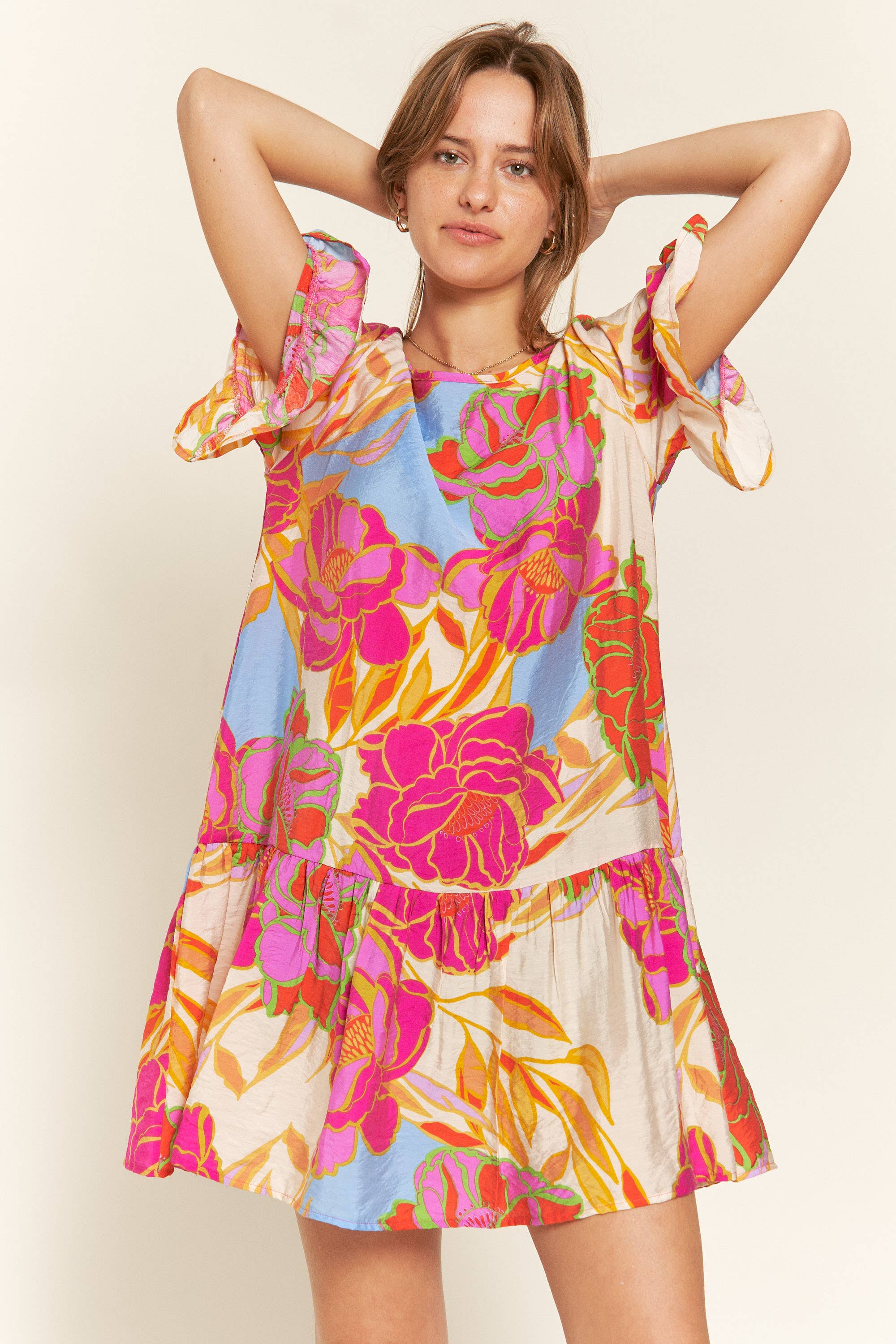 Wildflower Ruffled Babydoll Dress