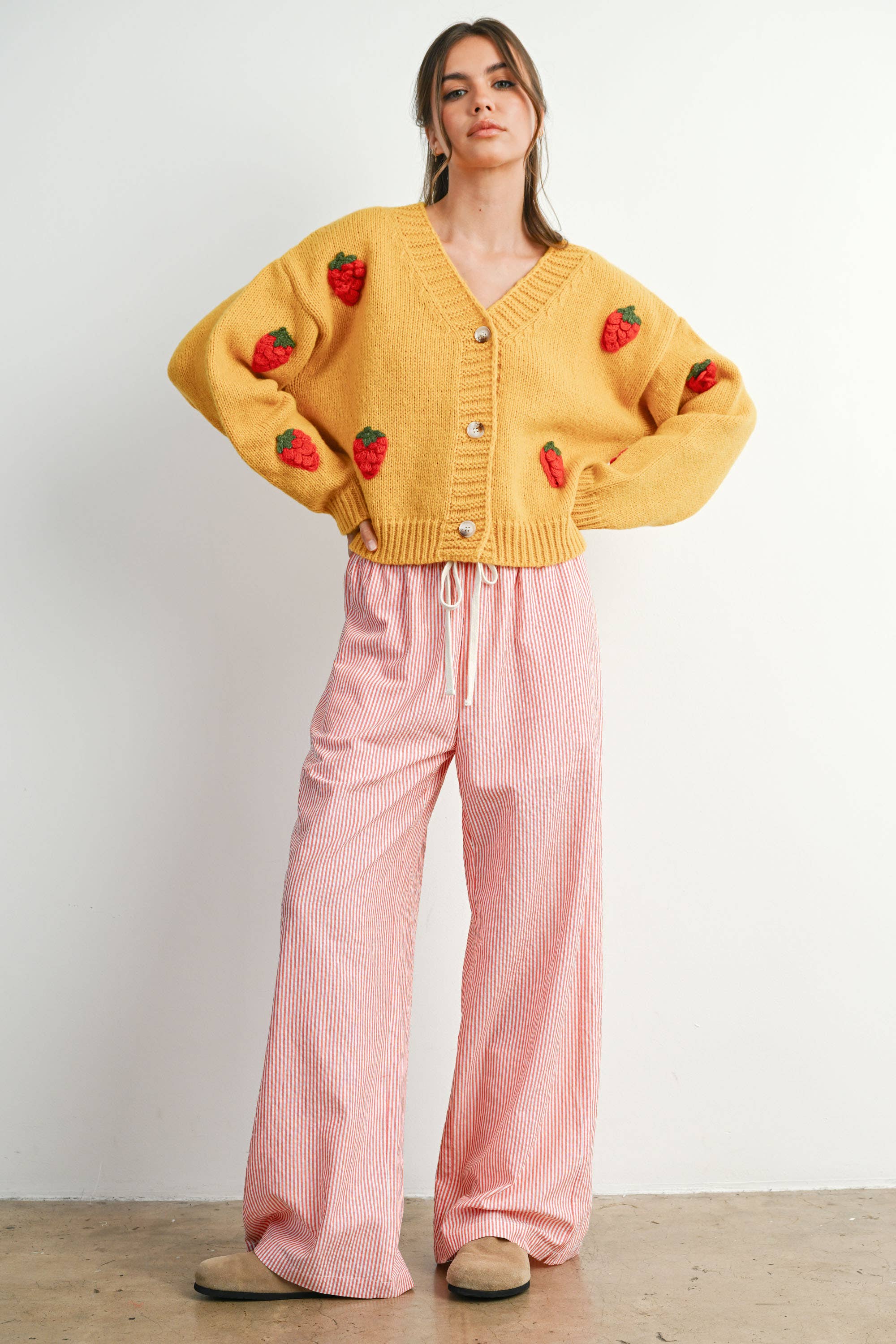 Strawberry Cardigan