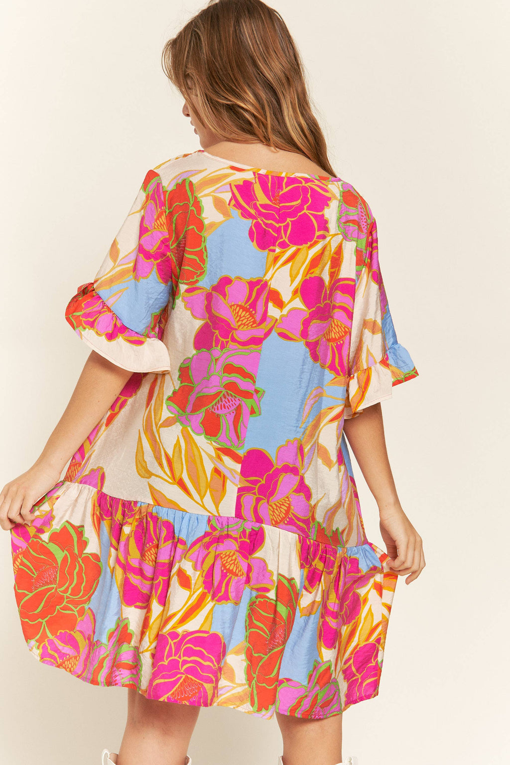 Wildflower Ruffled Babydoll Dress