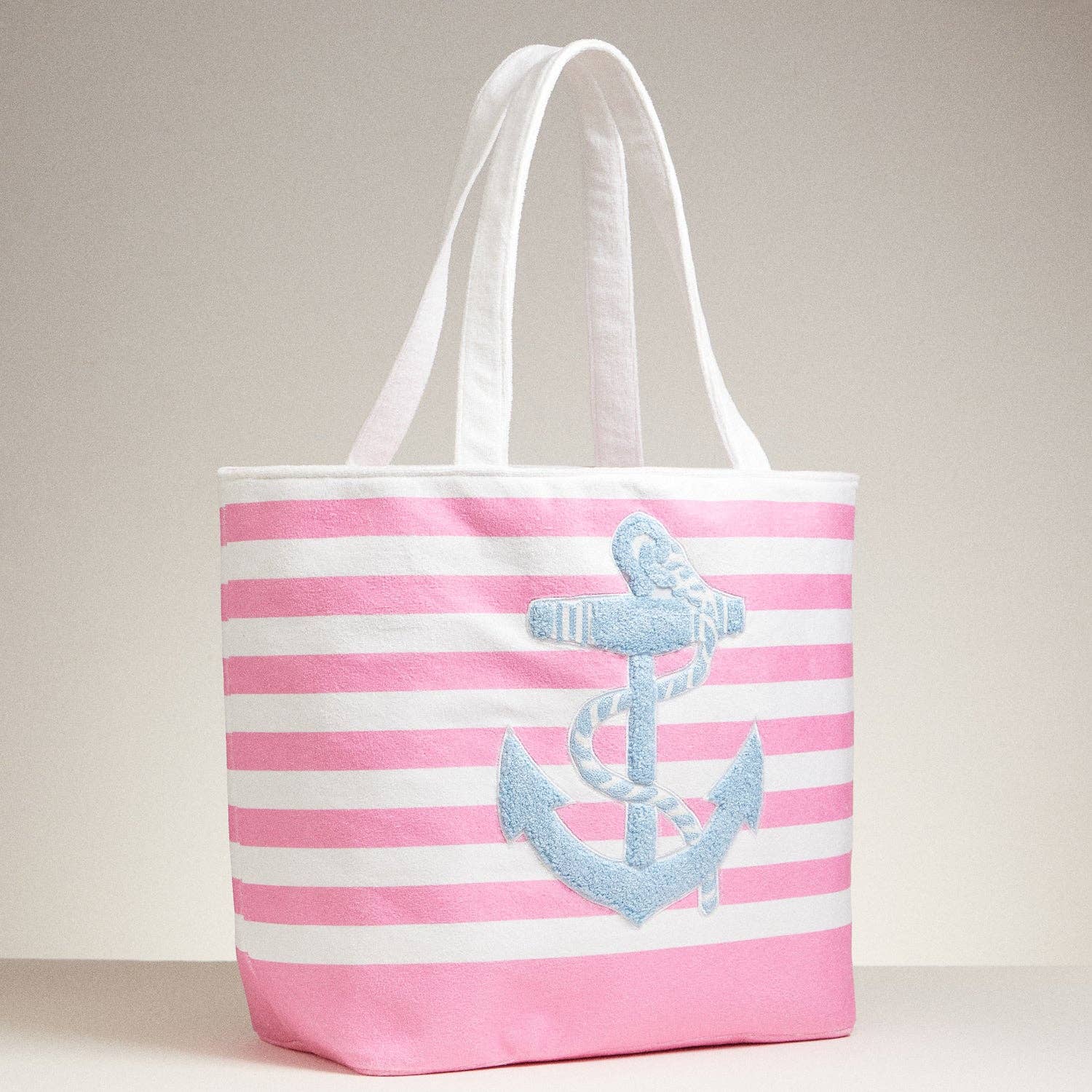 Anchored In Love Beach Tote