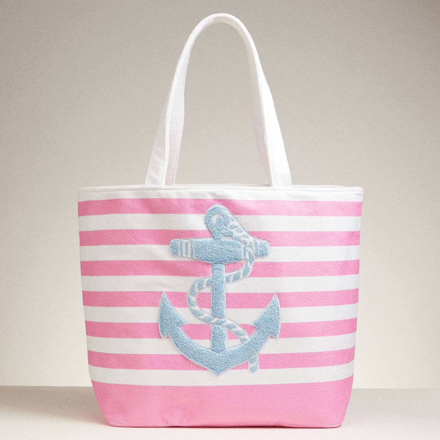 Anchored In Love Beach Tote