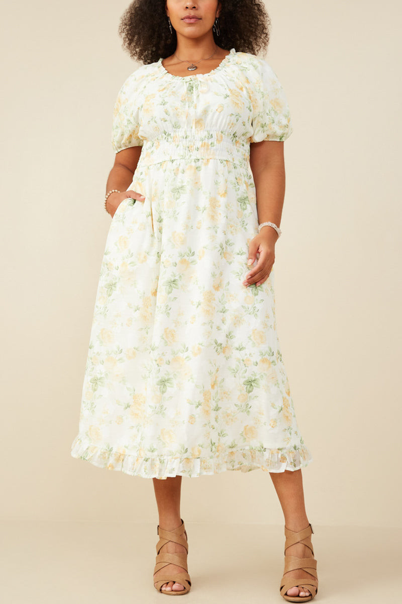 Blossom Belle Puff Sleeve Dress