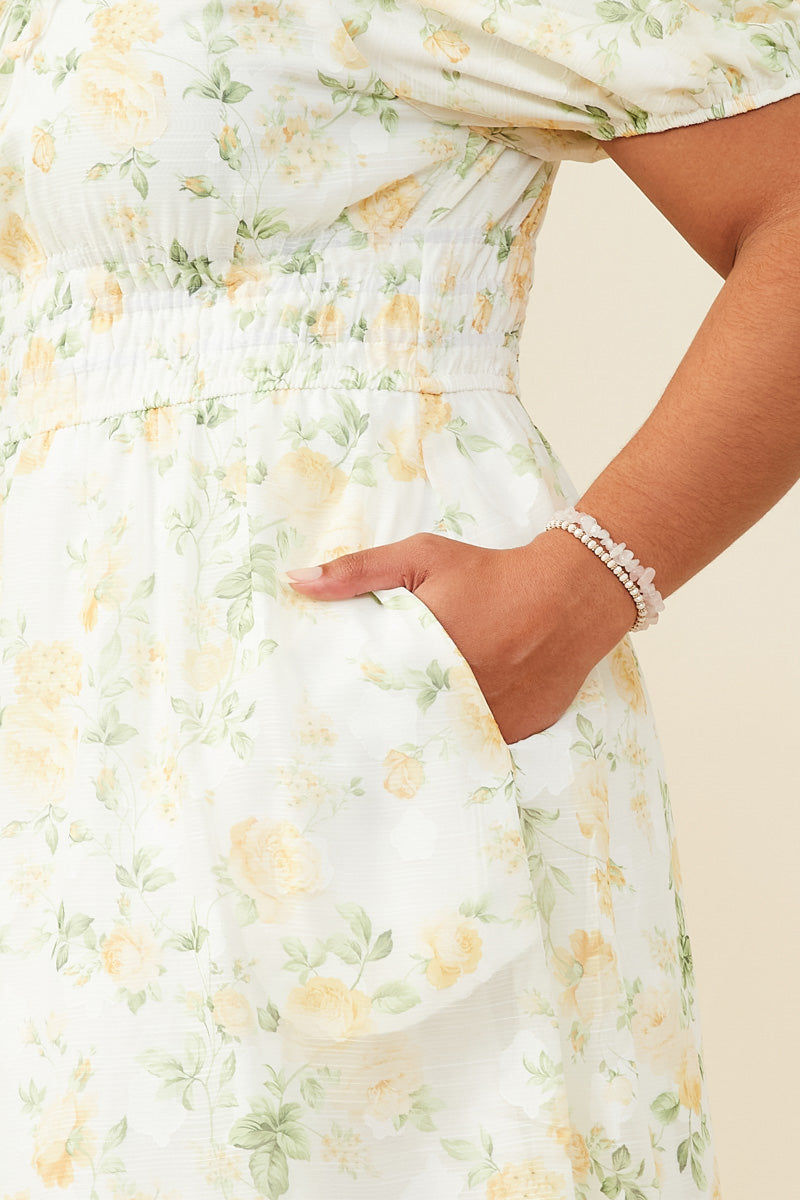 Blossom Belle Puff Sleeve Dress