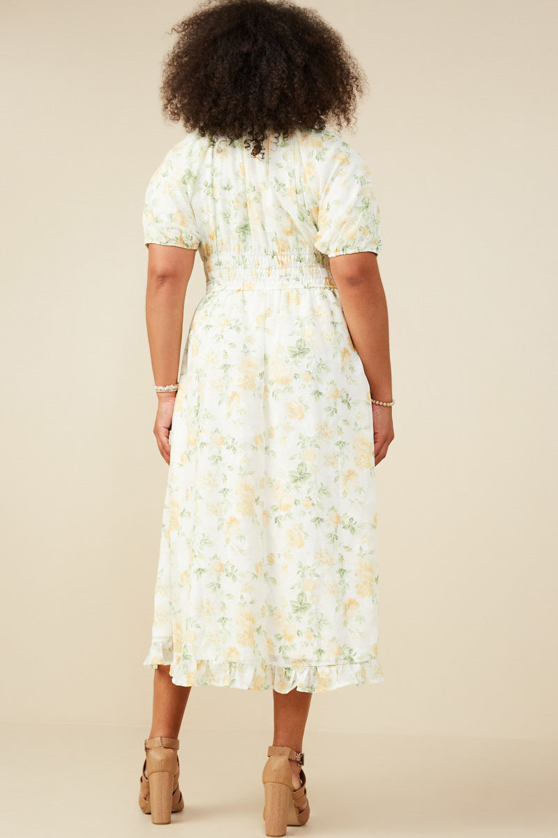 Blossom Belle Puff Sleeve Dress