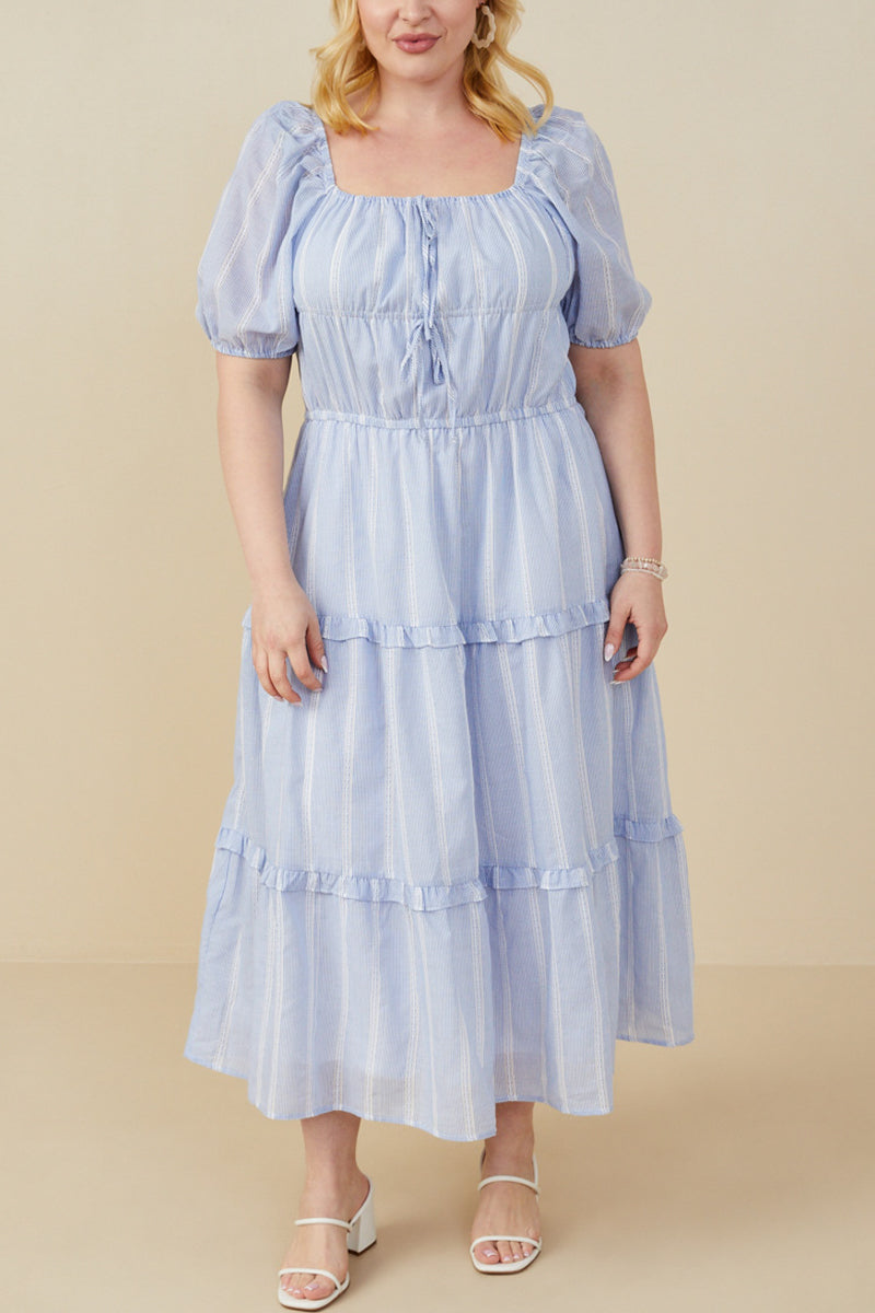 Sugar Lace Bow Detail Tiered Dress