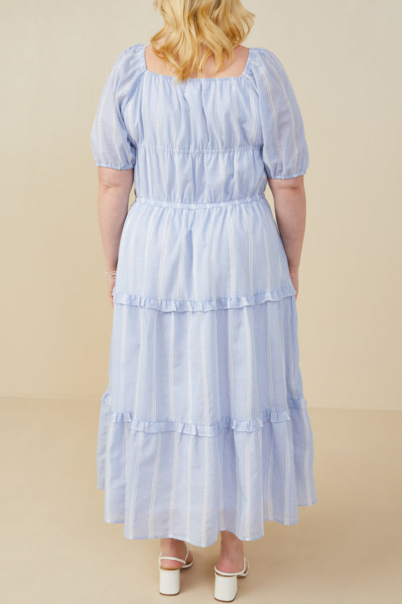 Sugar Lace Bow Detail Tiered Dress