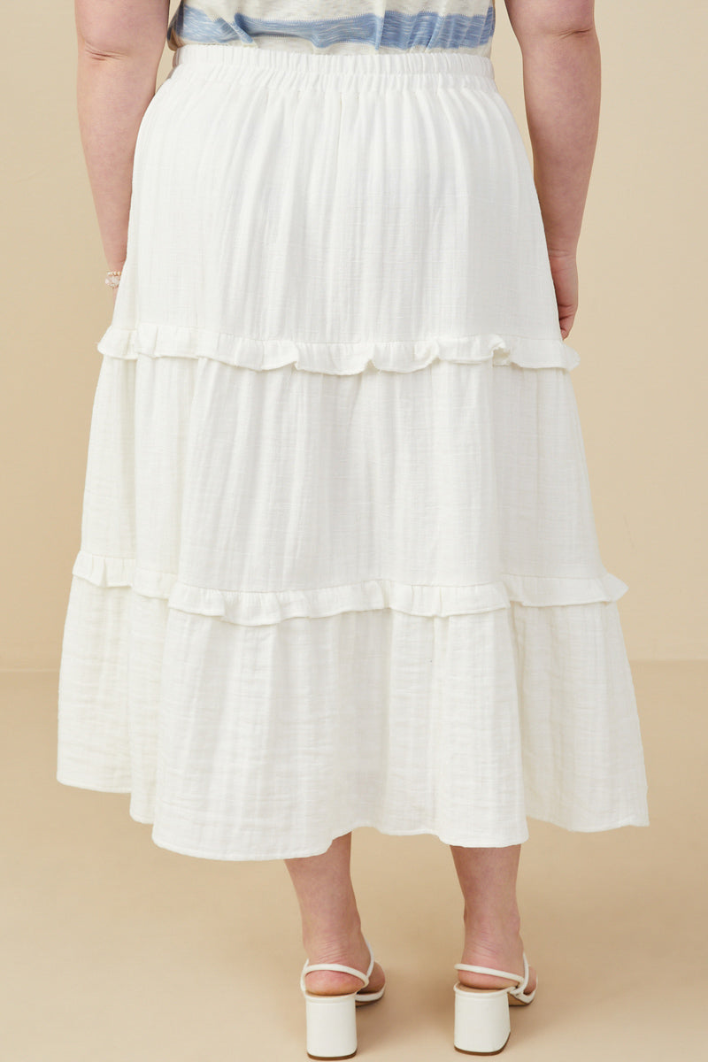 Bloom Tiered Textured Skirt