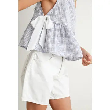 Sky Meadow Peplum Top