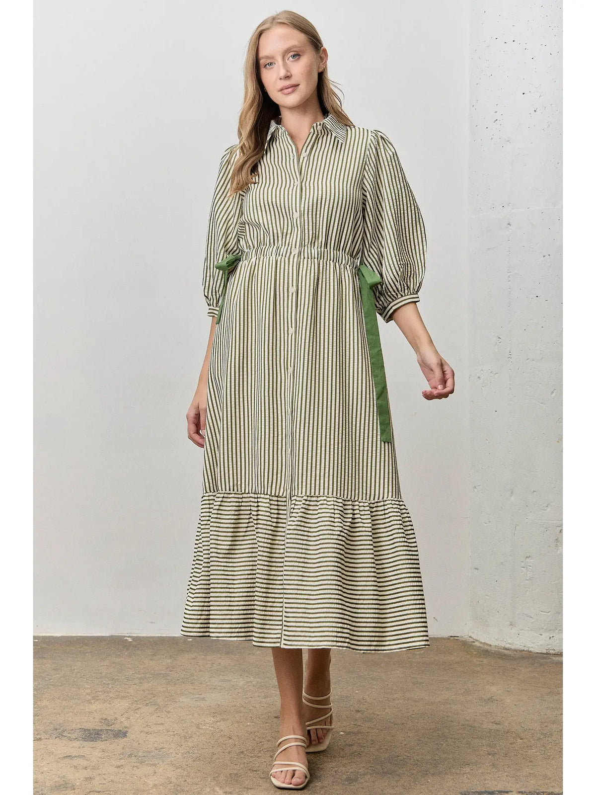 lane midi dress Lady Black Tie - Sunnyside Lane - Embroidered Midi Dress