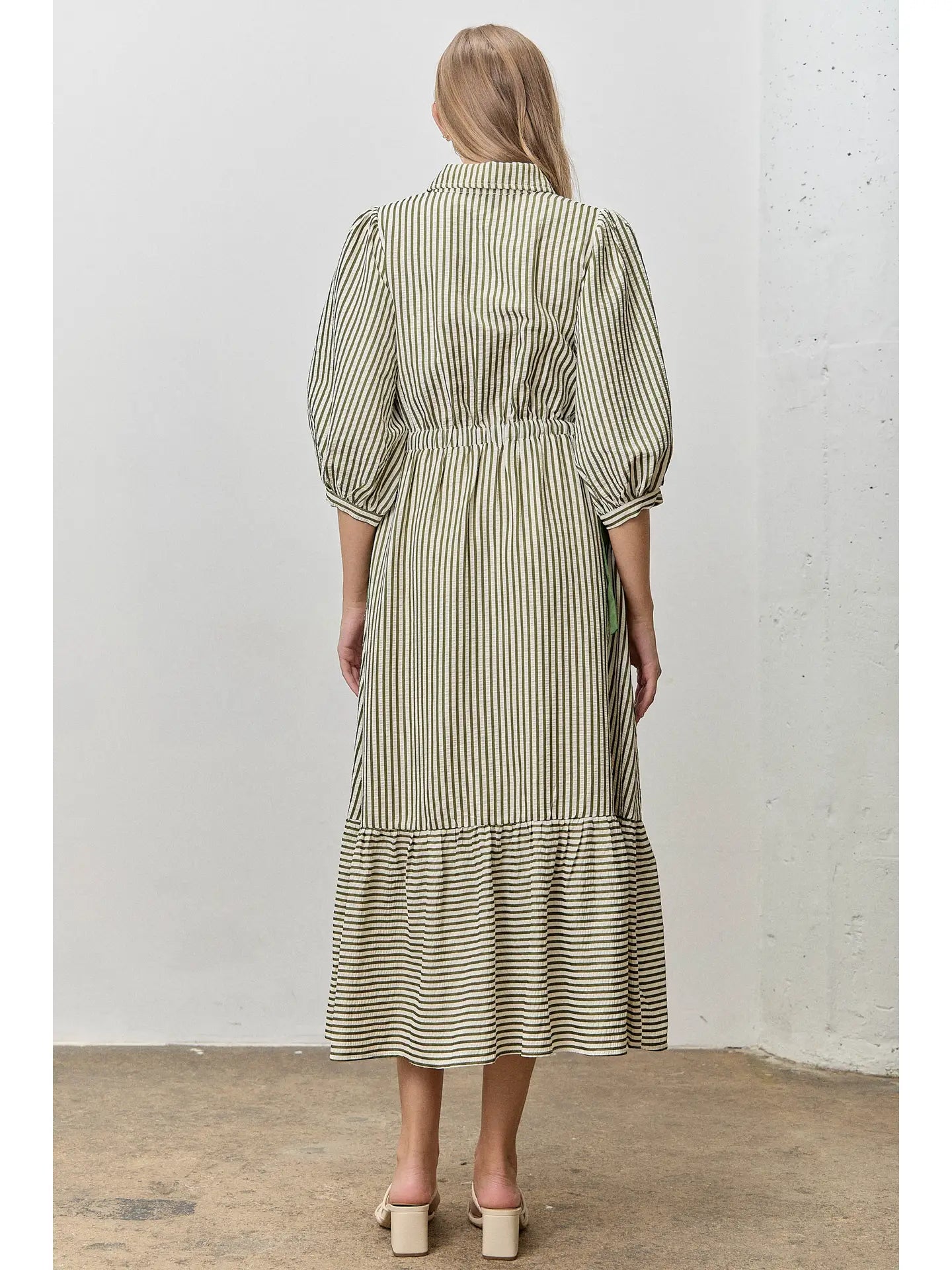 The Ribbon Lane Midi Dress