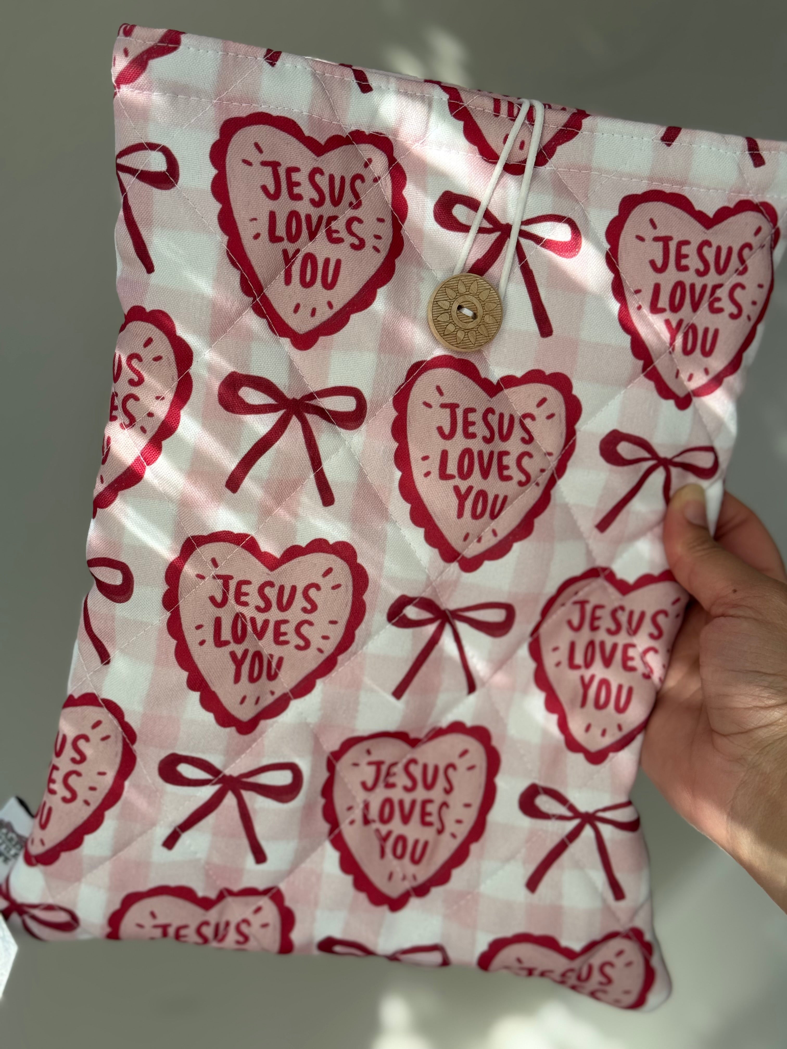 Jesus Loves You Bible Cover