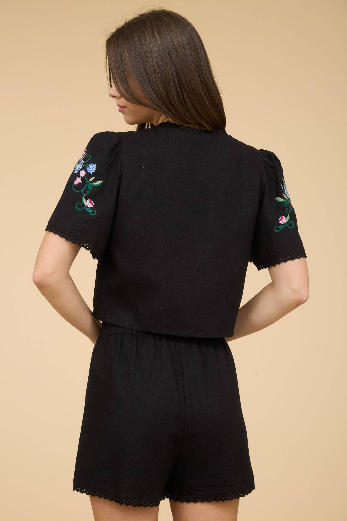 Liora Cropped Blouse