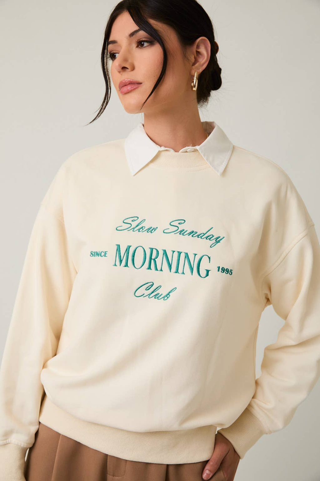 Slow Sunday Morning Club Sweatshirt